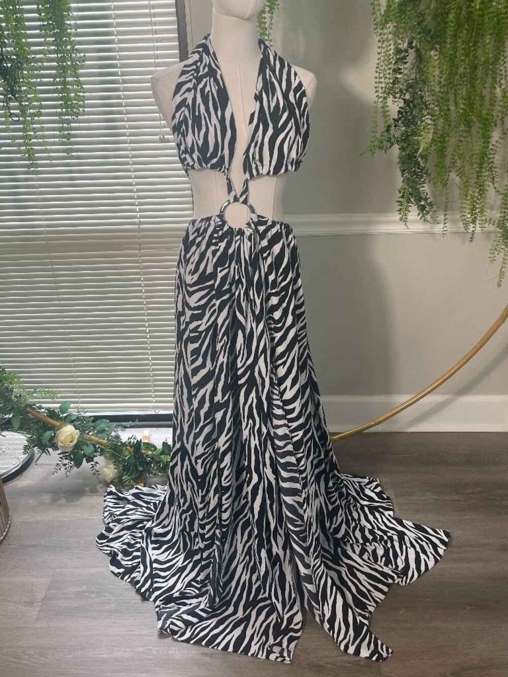 Bronx & Banco | Zebra Maxi Dress